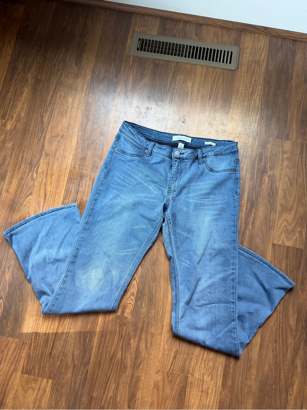 Kenneth Cole Reaction Women's Light Blue Flare Jeans